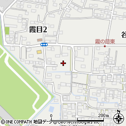 宮城県仙台市若林区霞目周辺の地図