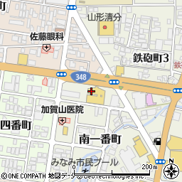 トヨタカローラ山形株式会社　本社総務部電算課周辺の地図