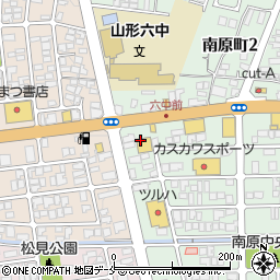 ブックオフ山形寿店周辺の地図