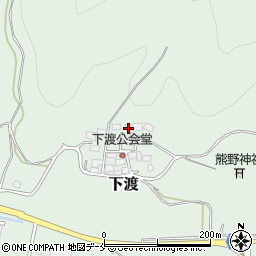 新潟県村上市下渡周辺の地図