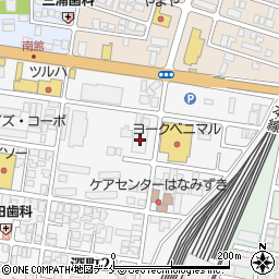 岡田電気産業株式会社　山形営業所周辺の地図