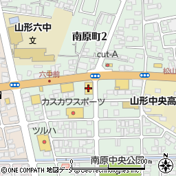 イエローハット山形中央店周辺の地図