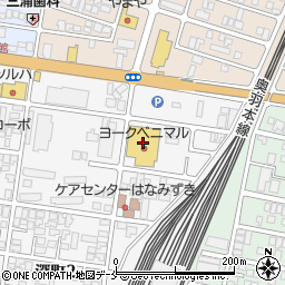 ヨークベニマル山形深町店周辺の地図