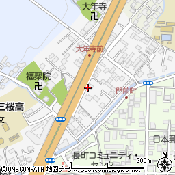 宮城県仙台市太白区門前町周辺の地図
