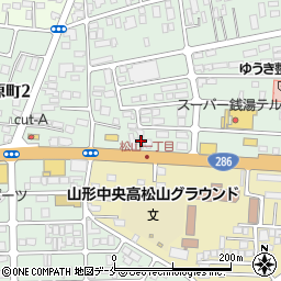 富士鉱油株式会社　南原ステーション周辺の地図