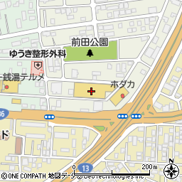 サンデー前田店周辺の地図