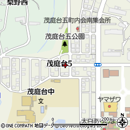 宮城県仙台市太白区茂庭台5丁目11周辺の地図