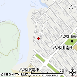 ハイネス南八木山周辺の地図