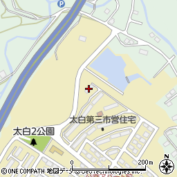 仙台市太白市営住宅２０周辺の地図