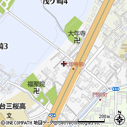 東桑桜ハウス周辺の地図