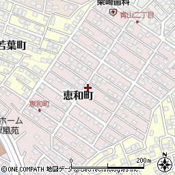 恵和荘周辺の地図