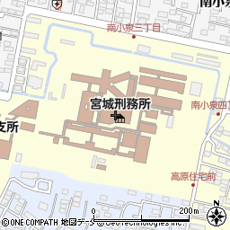 宮城刑務所周辺の地図