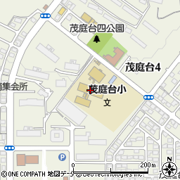 仙台市立茂庭台小学校周辺の地図