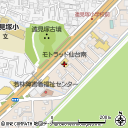 Ｍｏｔｏｒｒａｄ　Ｓｅｎｄａｉ－Ｍｉｎａｍｉ周辺の地図