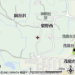 宮城県仙台市太白区茂庭梨野西周辺の地図