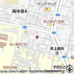 宮城県仙台市若林区南小泉4丁目17-7周辺の地図