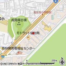 スーパーダブルエックス仙台本店周辺の地図