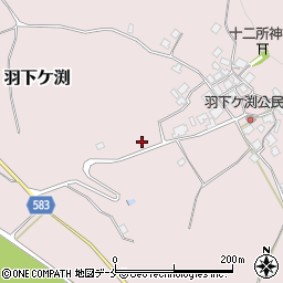 新潟県村上市羽下ケ渕460周辺の地図