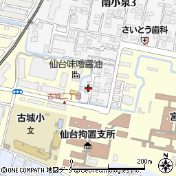 宮城県仙台市若林区南小泉3丁目21-34周辺の地図