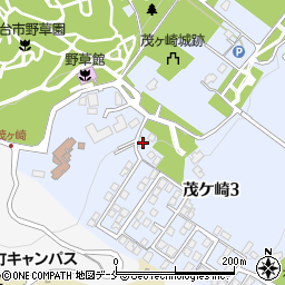 コーポ茂ケ崎周辺の地図