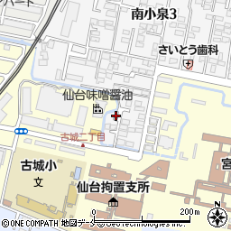 宮城県仙台市若林区南小泉3丁目21-30周辺の地図