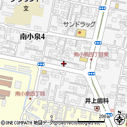 宮城県仙台市若林区南小泉4丁目17-15周辺の地図