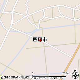 新潟県村上市四日市周辺の地図
