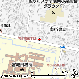 株式会社ツヅキ　仙台営業所周辺の地図