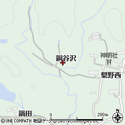 宮城県仙台市太白区茂庭銅谷沢周辺の地図