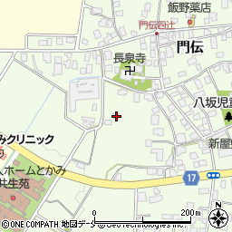 山形県山形市門伝1151周辺の地図