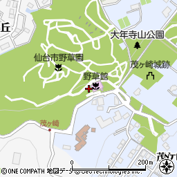 大年寺山公園トイレ４（野草園第二駐車場前）周辺の地図