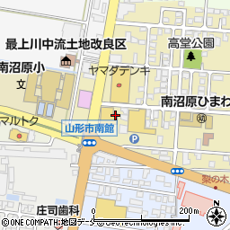 山形県山形市高堂2丁目周辺の地図