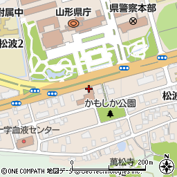 荘内銀行県庁前支店周辺の地図