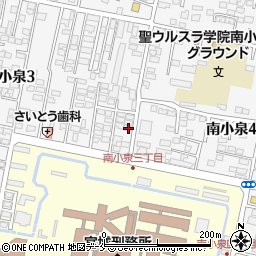 宮城県仙台市若林区南小泉3丁目9-8周辺の地図