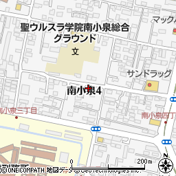 宮城県仙台市若林区南小泉4丁目13-5周辺の地図