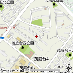 仙台市茂庭第１市営住宅周辺の地図