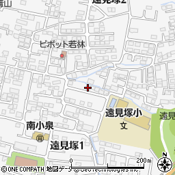 ホワイトキャッスル遠見塚１５番館周辺の地図