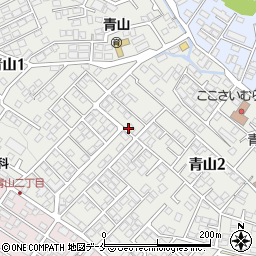宮城県仙台市太白区青山周辺の地図