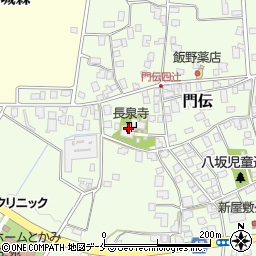 山形県山形市門伝95周辺の地図