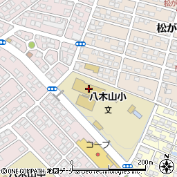 仙台市立八木山小学校周辺の地図