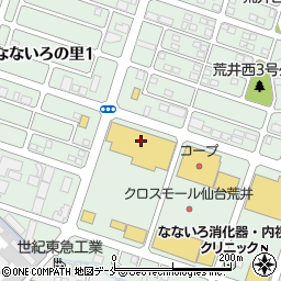 ケーヨーデイツー仙台荒井店周辺の地図