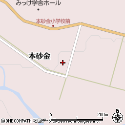 宮城県柴田郡川崎町本砂金中清水周辺の地図