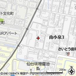 宮城県仙台市若林区南小泉3丁目16-15-2周辺の地図