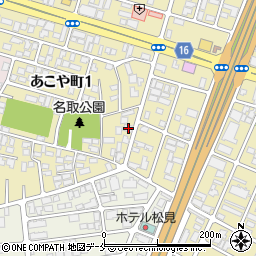 山形県山形市あこや町1丁目15-13周辺の地図