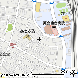 宮城県仙台市若林区荒井7丁目39-7周辺の地図