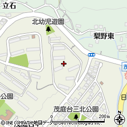 仙台市茂庭市営住宅　第三集会所周辺の地図