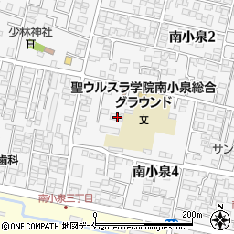 宮城県仙台市若林区南小泉4丁目4-17周辺の地図