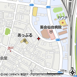 宮城県仙台市若林区荒井7丁目39-2周辺の地図