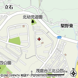 仙台市茂庭第一市営住宅周辺の地図