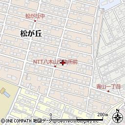 ＮＴＴ東日本八木山交換所周辺の地図